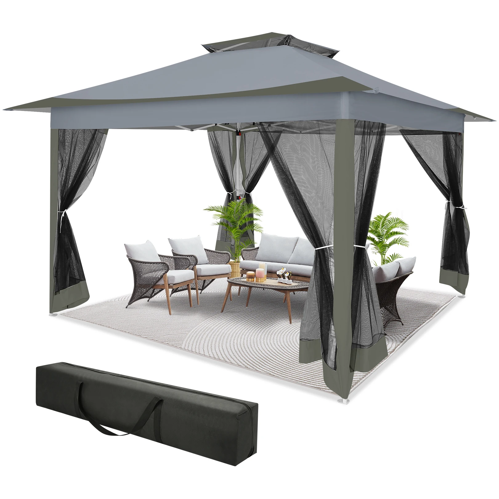 12x12 ft Pop-Up Canopy Tent - Image 5