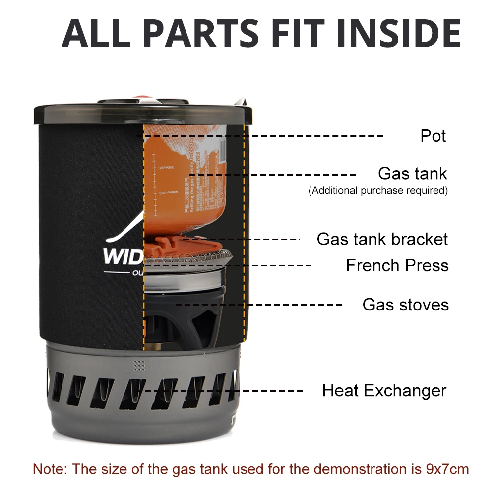 Camping Cooking System with Heat Exchanger - Image 3