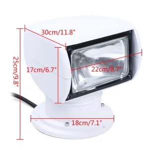 100w Spotlight Marine Remote Controlle