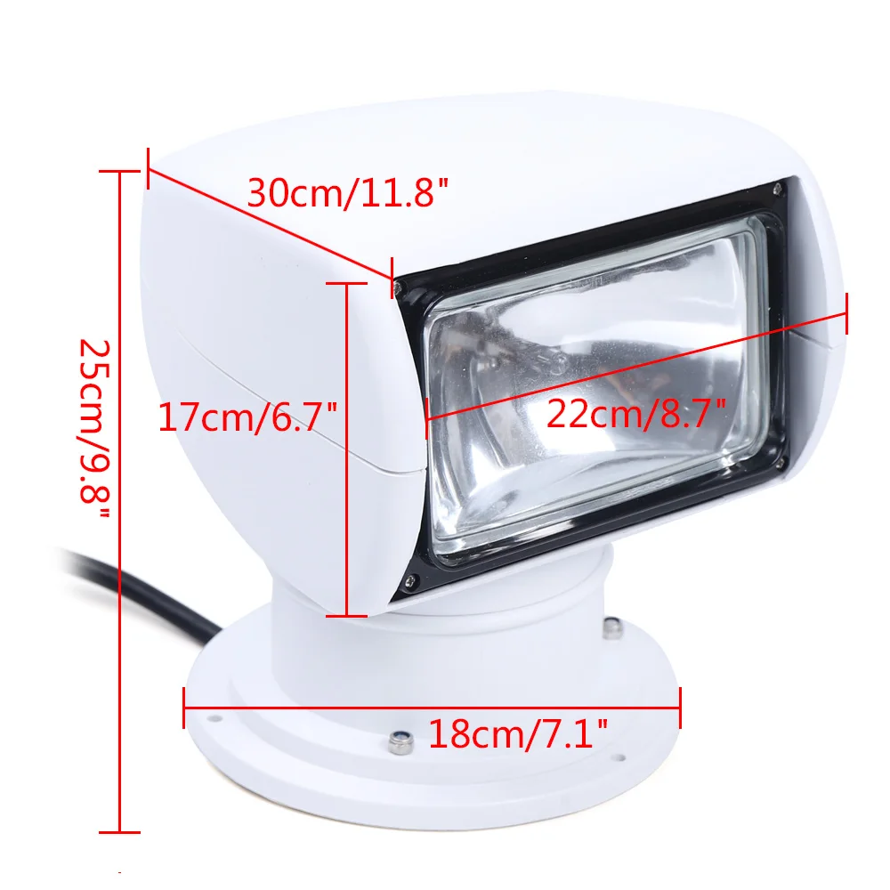 100w Spotlight Marine Remote Controlle - Image 1