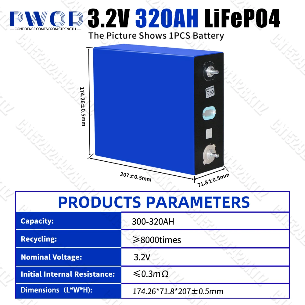 320AH Lifepo4 Battery Rechargeable Lithium - Image 2