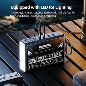 LED Camping Lantern 70000mAh Battery - Thumbnail Image 3