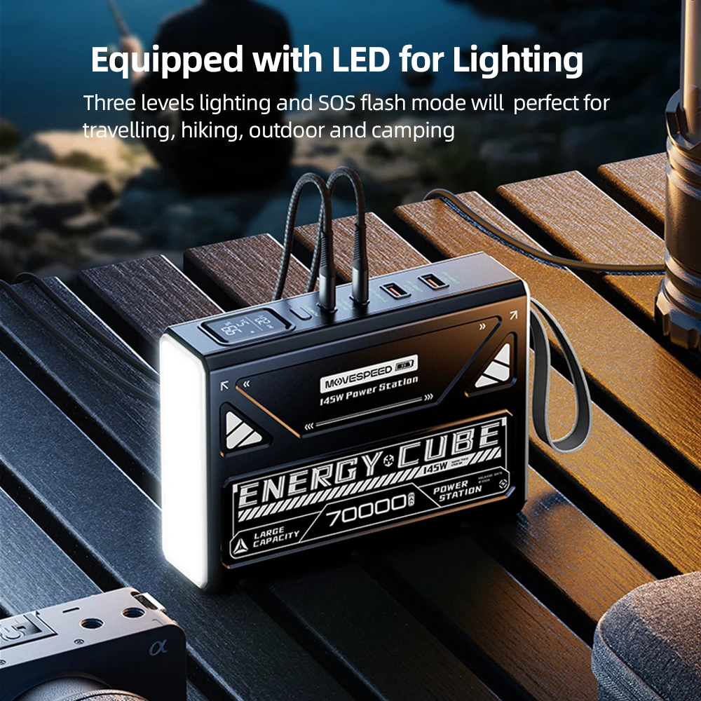 LED Camping Lantern 70000mAh Battery - Image 3