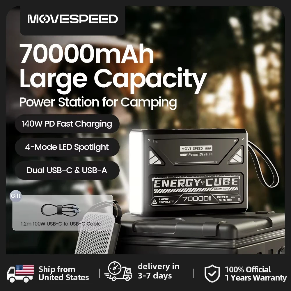 LED Camping Lantern 70000mAh Battery - Image 1