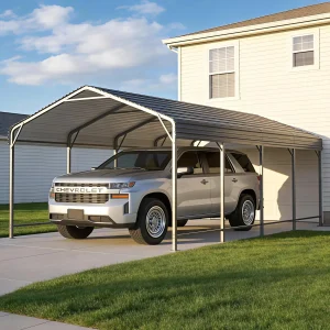Heavy Duty Metal Carport Galvanized Shelter