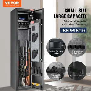 3-8 Rifles Gun Safe w/ Digital Keypad - Thumbnail Image 2
