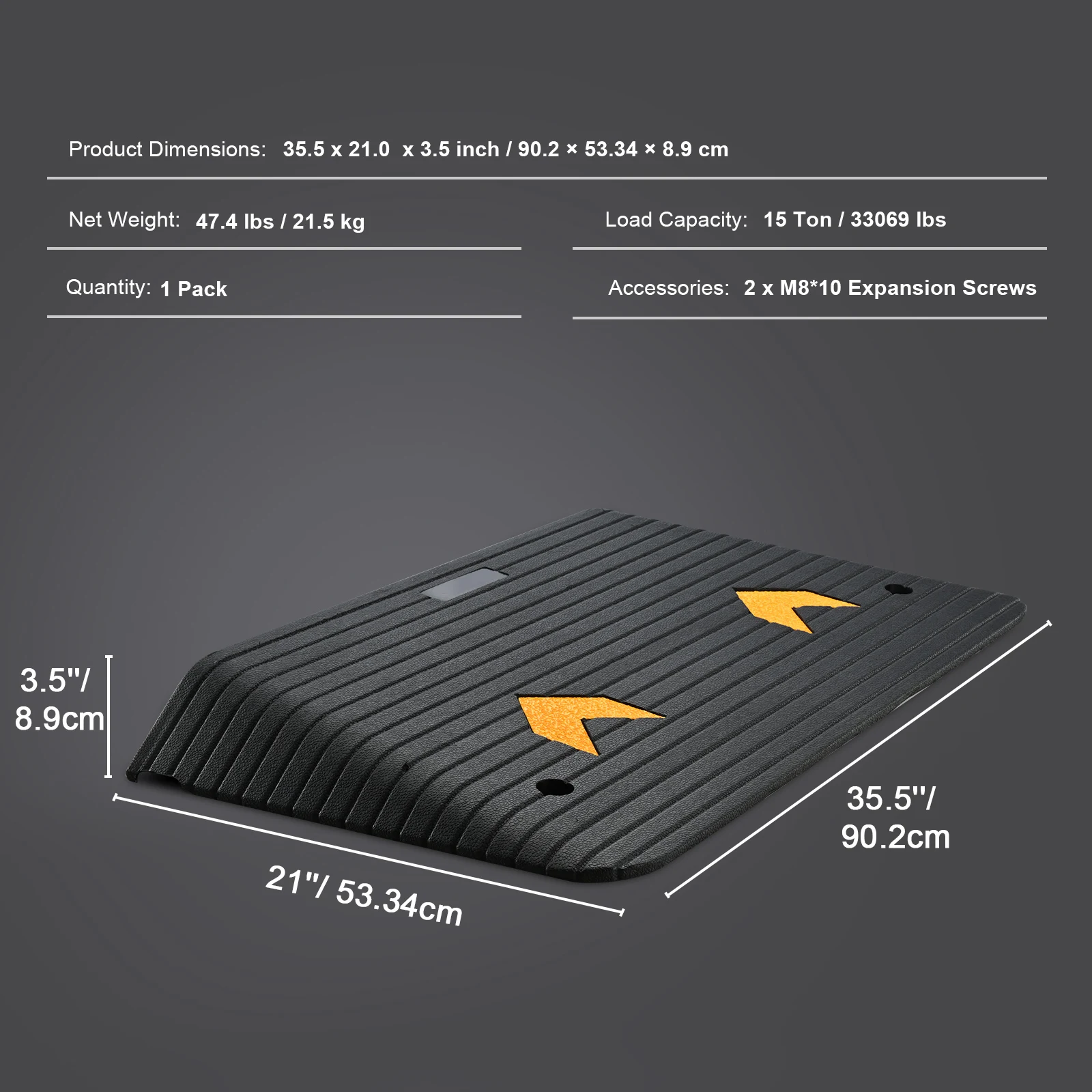 SucceBuy Multi Size Driveway Curb Ramps - Image 7