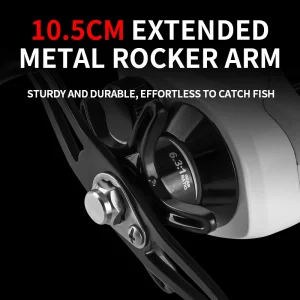 Baitcasting Reel 8KG Max Drag 6.3:1 Gear Ratio - Thumbnail Image 5