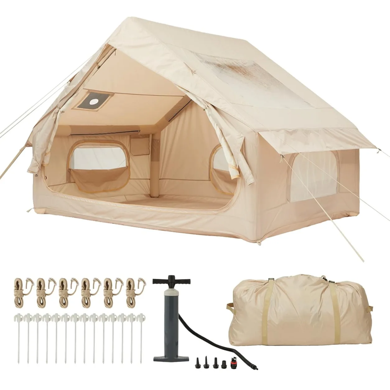 Inflatable Camping Tent 4 Person 4 Season Waterproof - Image 4