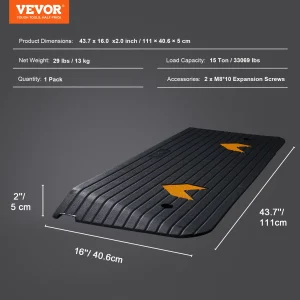 SucceBuy Multi Size Driveway Curb Ramps - Thumbnail Image 6