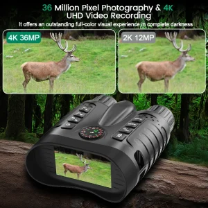 Night Vision Binoculars 36MP 4K 400m - Thumbnail Image 2