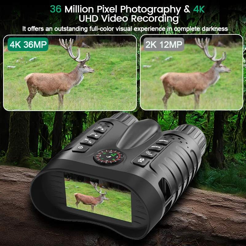 Night Vision Binoculars 36MP 4K 400m - Image 2