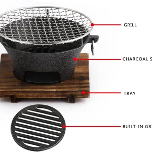 Zoe Cast Iron Oven Stove Barbecue - Thumbnail Image 3