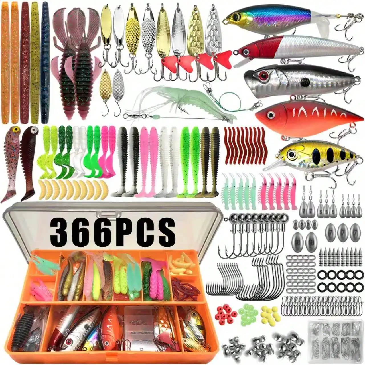 Multi-Bait Fishing Tackle Set - Image 2