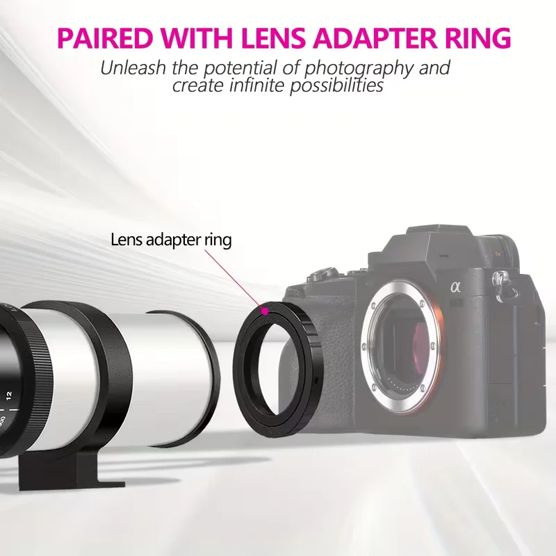 420-800mm F8.3-16 Telephoto Zoom Lens(MF) + T-Mount - Image 3