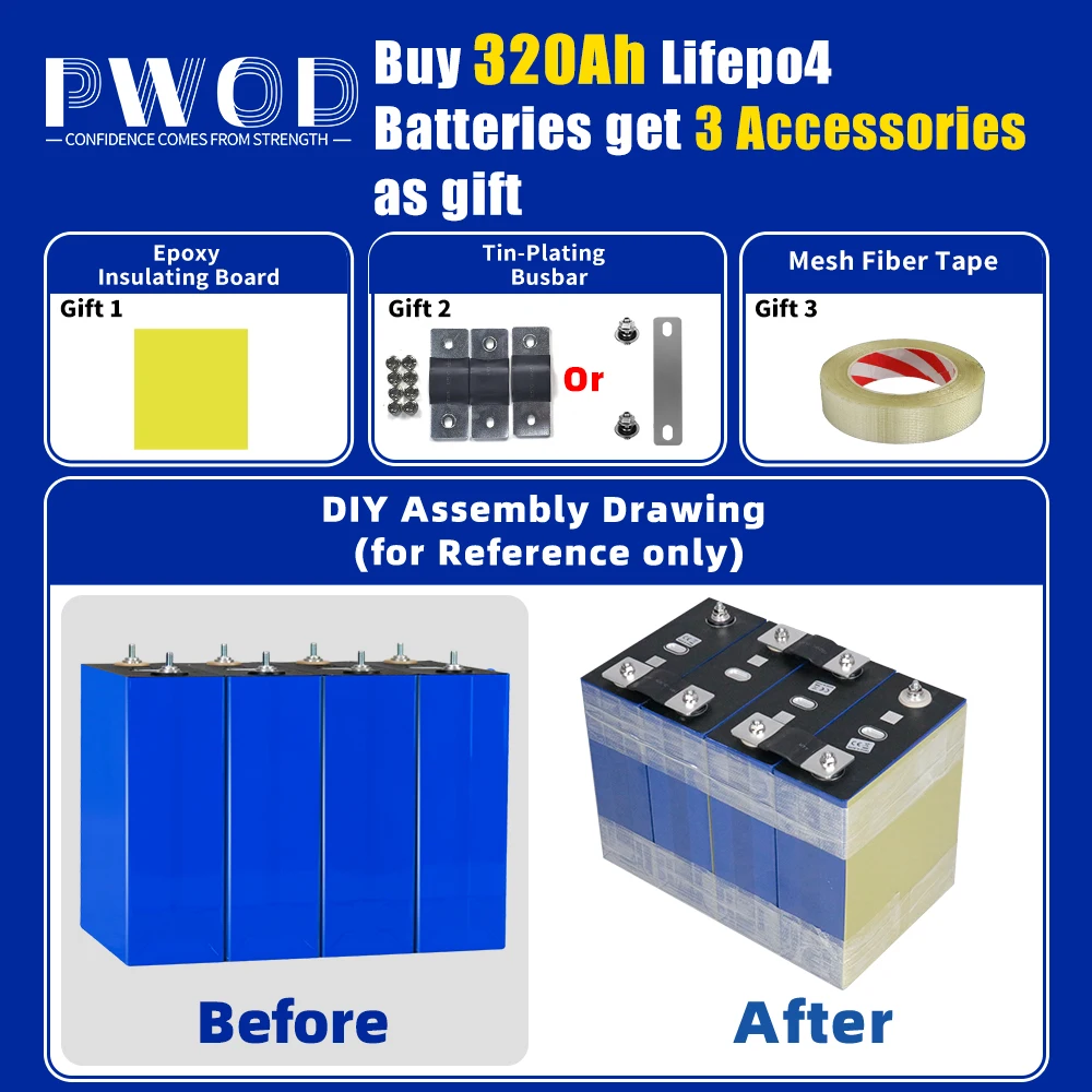 320AH Lifepo4 Battery Rechargeable Lithium - Image 3