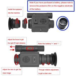 HD 1080P Night Vision Goggles with Head or Helmet-Mounted - Thumbnail Image 3