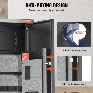 3-8 Rifles Gun Safe w/ Digital Keypad - Thumbnail Image 3