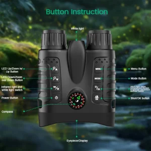 Night Vision Binoculars 36MP 4K 400m - Thumbnail Image 3