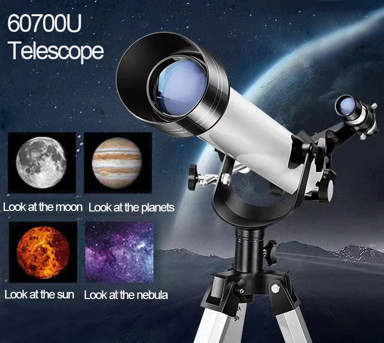 60mm/70mm 700mm Refractor Telescope for Beginners - Image 3