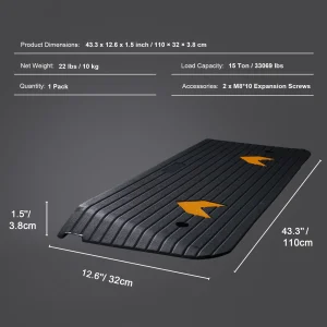 SucceBuy Multi Size Driveway Curb Ramps