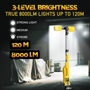 LED Work Light 80000LM Emergency Camping - Thumbnail Image 2