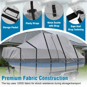 1200D Hard Top Yacht Boats & Motor Covering - Thumbnail Image 3