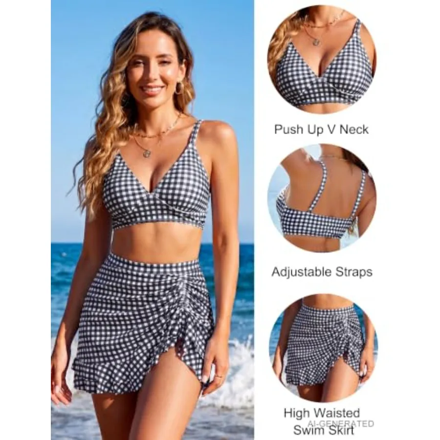 Blooming Jelly Women's High-Waisted Bikini Sets - Image 2