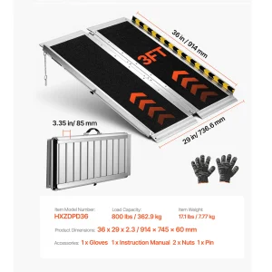 Portable Door Threshold Ramp 800LBS