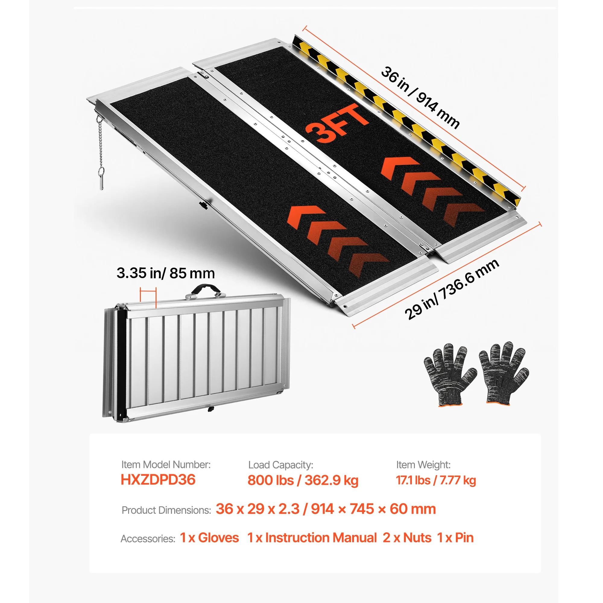 Portable Door Threshold Ramp 800LBS - Image 1